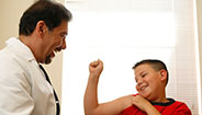 Doctor and child patient Doctor and child patient