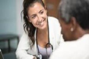 Doctor and Senior patient talking Doctor and Senior patient talking