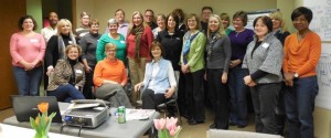Pictured above is the full W2W group at a meeting in the Fox Valley.